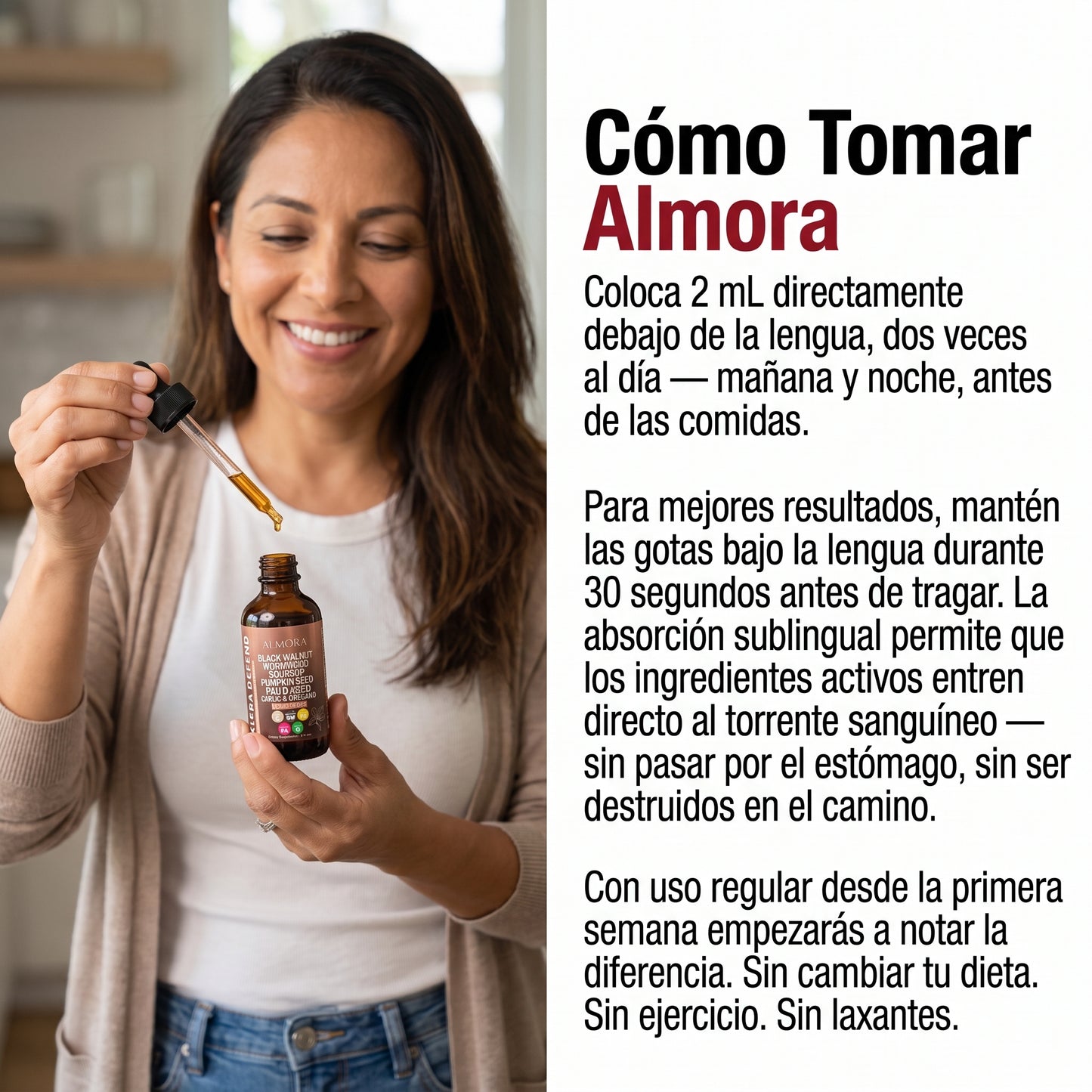 Almora Gotas Naturales para el Estreñimiento
