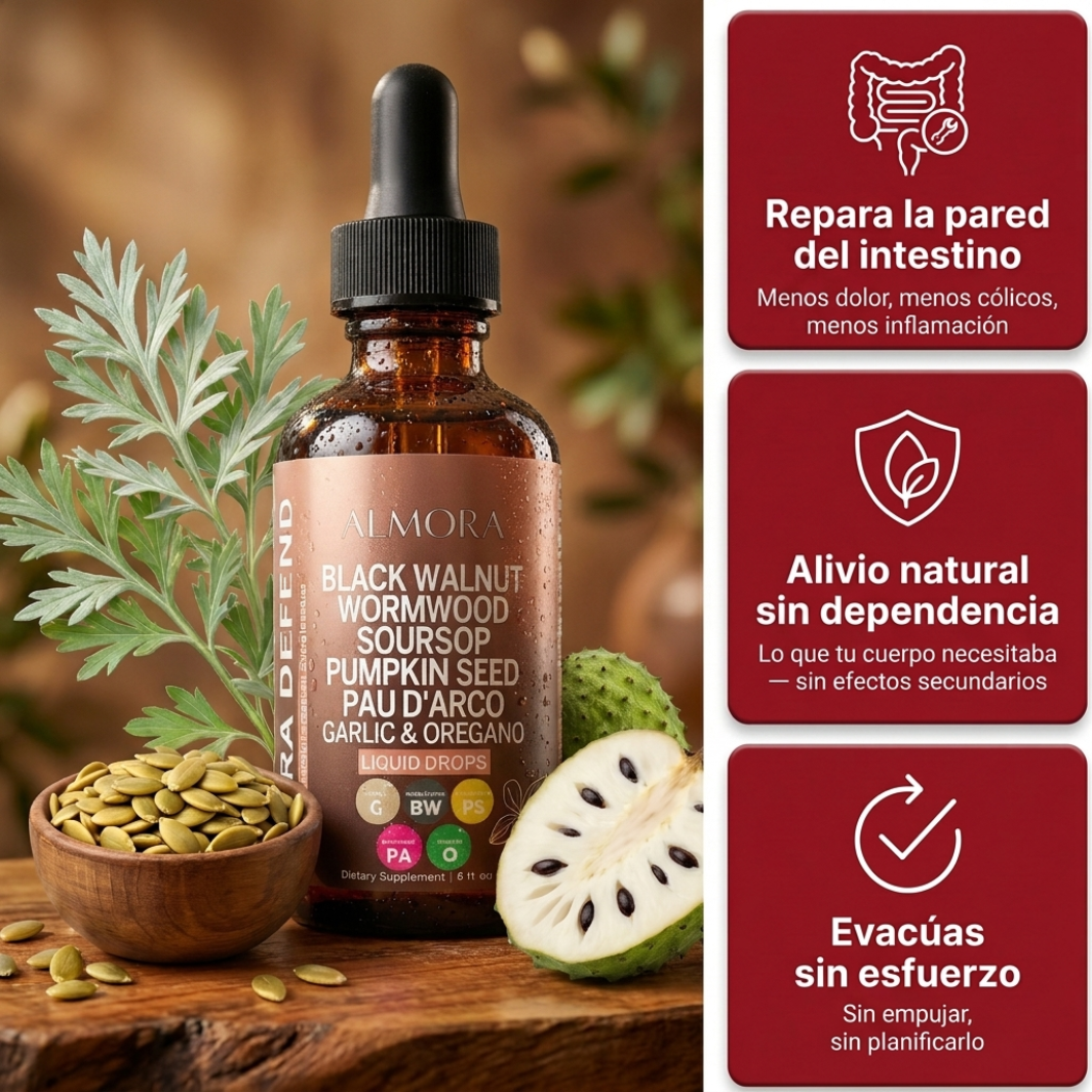 Almora Gotas Naturales para el Estreñimiento